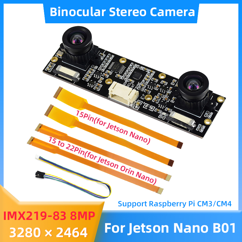 Raspberry Pi Hq Camera Microscope Lens - Câmera binocular imx219 de 8mp para