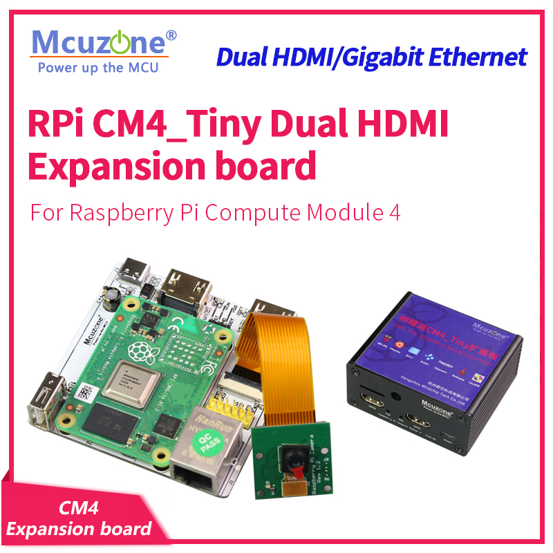 Placa de expansão RPi CM4_Tiny - Raspberry Pi Compute Module 4 Dual Camera Board avaliação e preço
